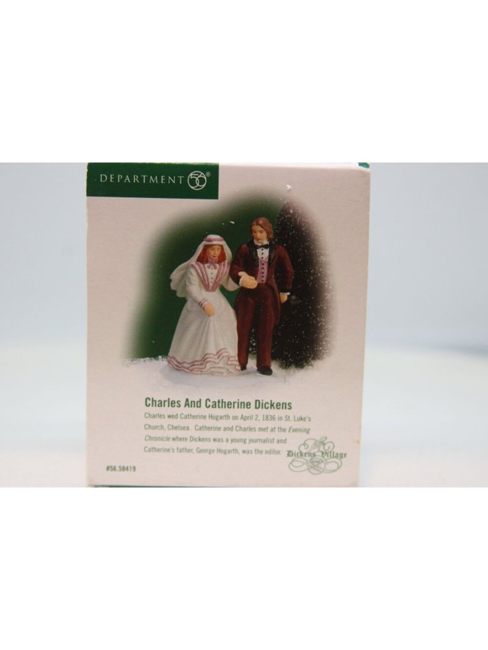 Dept 56 Dickens Village - Charles and Catherine Dickens